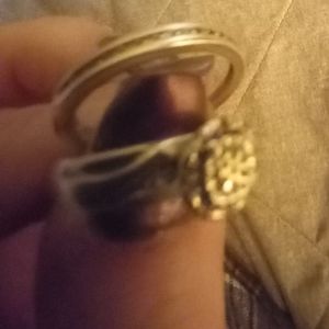 Sterling silver wedding rings